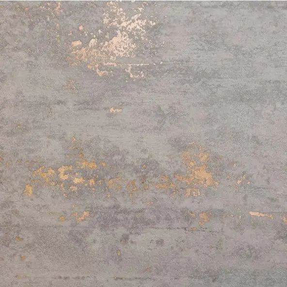 Gravity Stone Effect Textured Metallic Wallpaper Grey & Rose Gold Sample 1