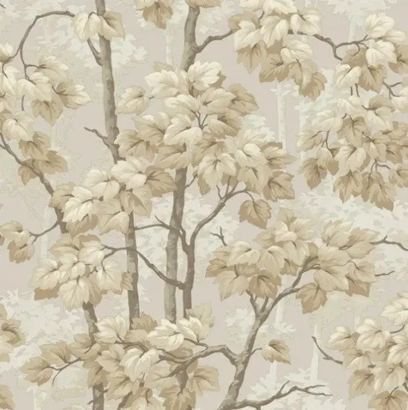 Rivington Woodland Tree Wallpaper Natural Sample 1