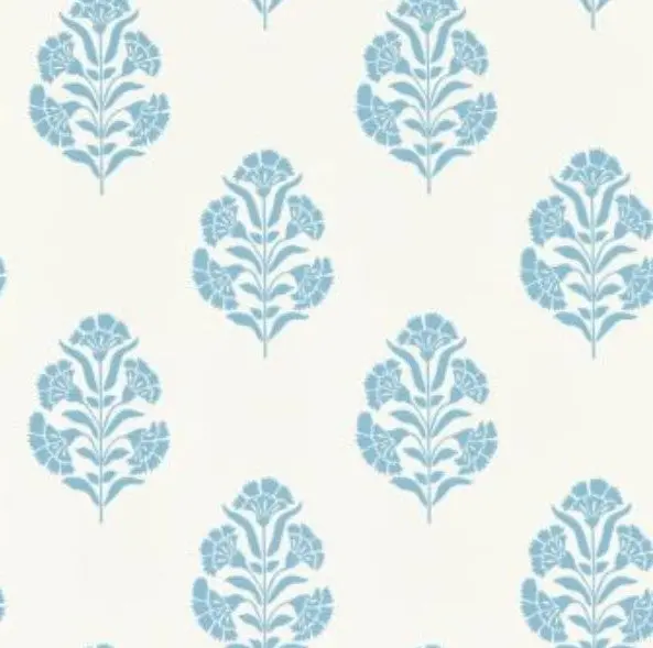 Clarke & Clarke Standen Wallpaper - Denim Sample 1