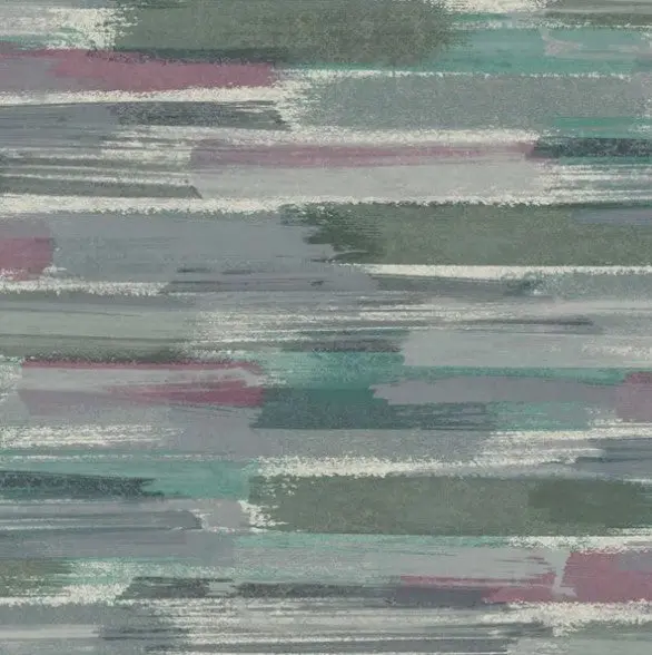 Sasso Brushmark Wallpaper - Blue & Pink Sample 1