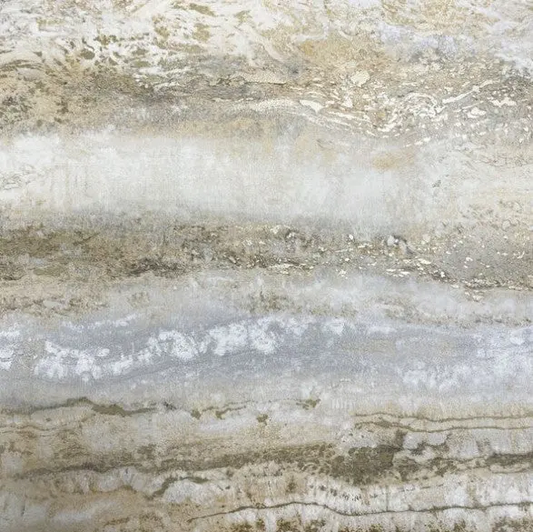 Semper Marble Metallic Wallpaper - Gold Sample 1