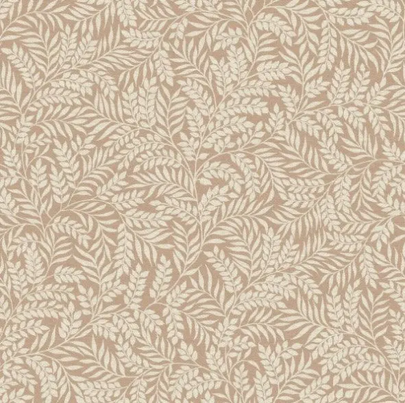 Laurel Leaf Wallpaper - Orange Sample 1