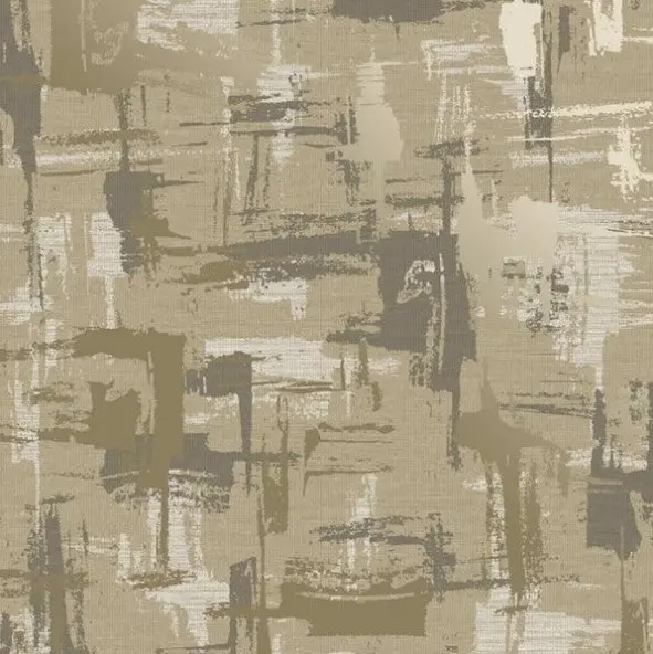 Eleanora Geo Beige Wallpaper Sample 1