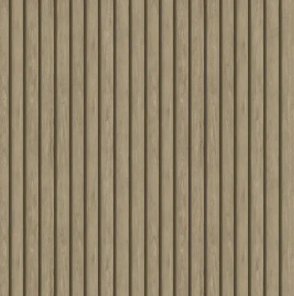 Wood Slat Wallpaper Light Oak Sample 1