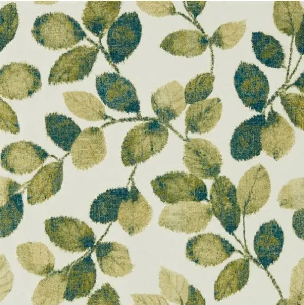 Clarke & Clarke Northia Wallpaper - Olive/Peacock Sample 1