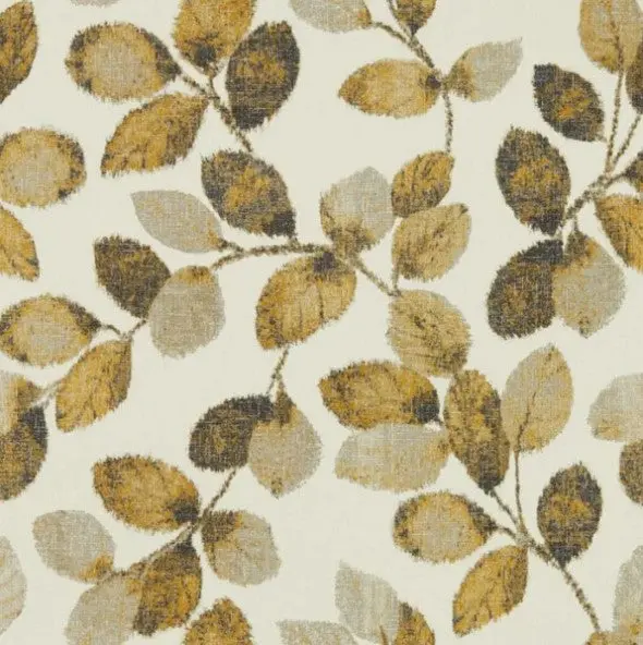 Clarke & Clarke Northia Wallpaper - Pewter/Gold Sample 1