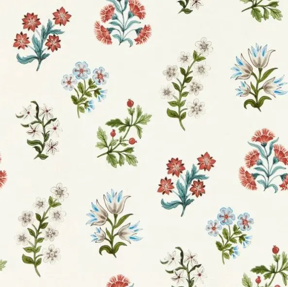Clarke & Clarke Leiden Wallpaper - Coral Sample 1