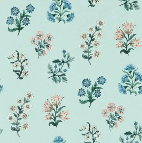 Clarke & Clarke Leiden Wallpaper - Seaglass Sample 1