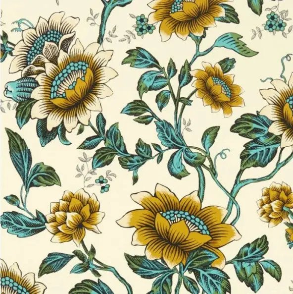 Clarke & Clarke Tonquin Wallpaper - Charteuse Sample 1