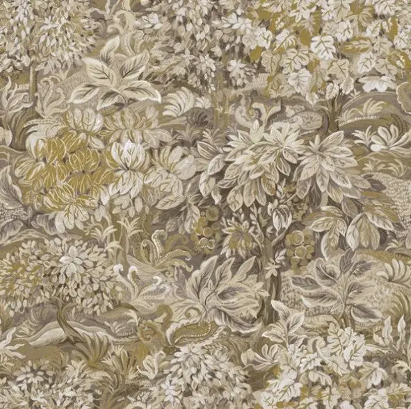 Parsons Wood Wildflower Wallpaper - Yellow & Beige Sample 1