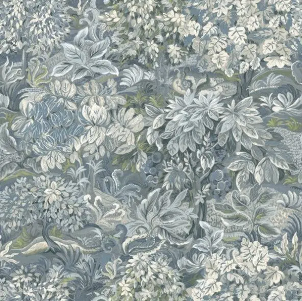Parsons Wood Wildflower Wallpaper - Blue Sample 1