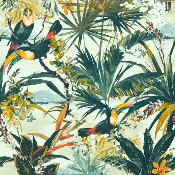 Clarke & Clarke Toucan Wallpaper - Antique Sample 1