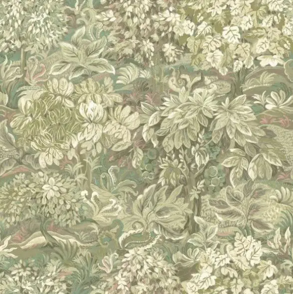 Enchanted Forest Wallpaper - Green Sample 1