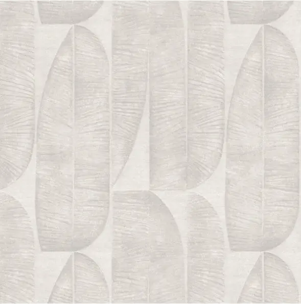 Living Walls Fossil Leaf Wallpaper - Beige Sample 1