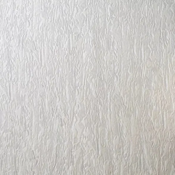 Vymura Bellagio Metallic Textured White & Silver Wallpaper Sample 1
