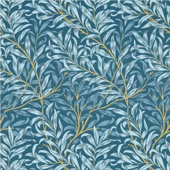 Clarke & Clarke Willow Boughs Wallpaper- Denim Sample 1