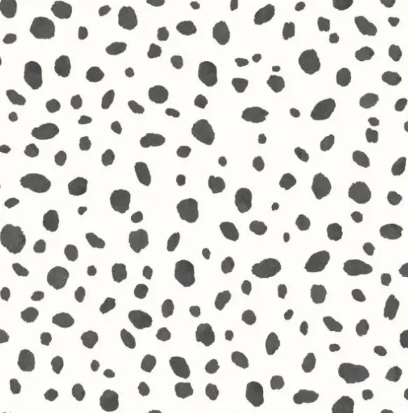 Dalmatian Black & White Wallpaper Sample 1