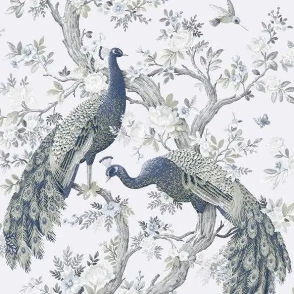 Laura Ashley Belvedere Midnight Wallpaper Sample 1
