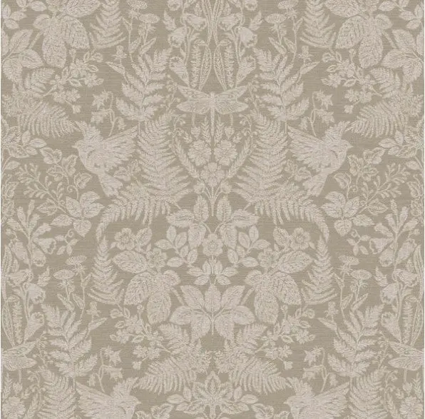 Loxley Woodland Wallpaper Taupe Sample 1