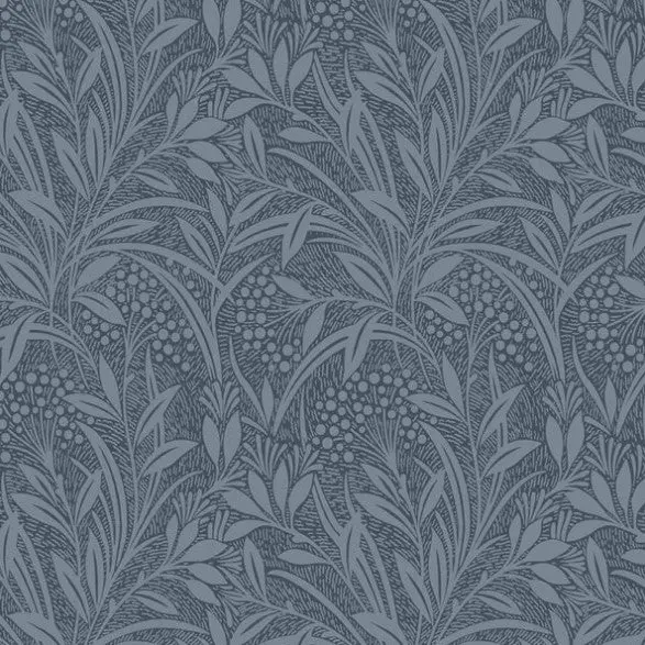 Laura Ashley Dusky Seaspray Barley Wallpaper Sample 1