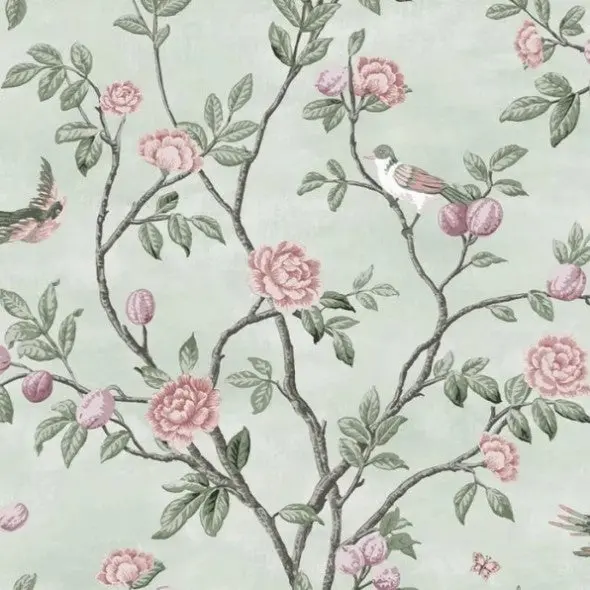 Laura Ashley Eglantine Eau De Nil Sample 1