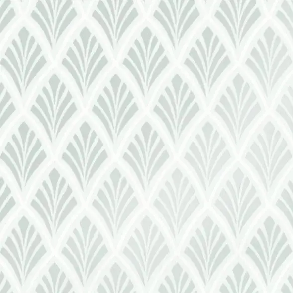Laura Ashley Florin Duck Egg Wallpaper Sample 1