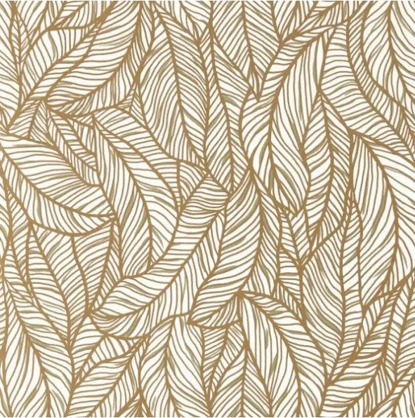 Clarke & Clarke Selva Wallpaper - Bronze/Ivory Sample 1