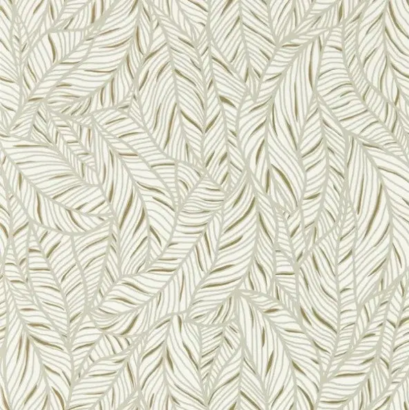 Clarke & Clarke Selva Wallpaper - Linen/ Champagne Sample 1