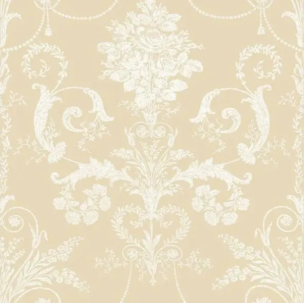 Laura Ashley Josette Linen Wallpaper Sample 1