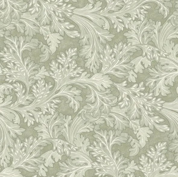 Forenza Leaf Wallpaper - Sage Sample 1