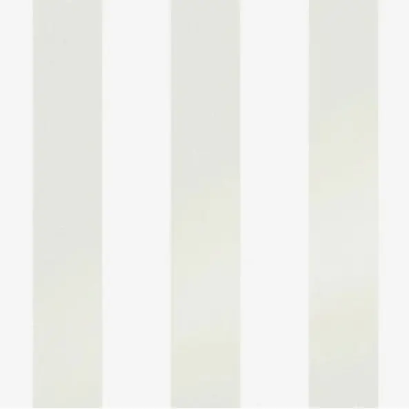 Laura Ashley Lille Pearlescent Stripe Wallpaper - White Sample 1