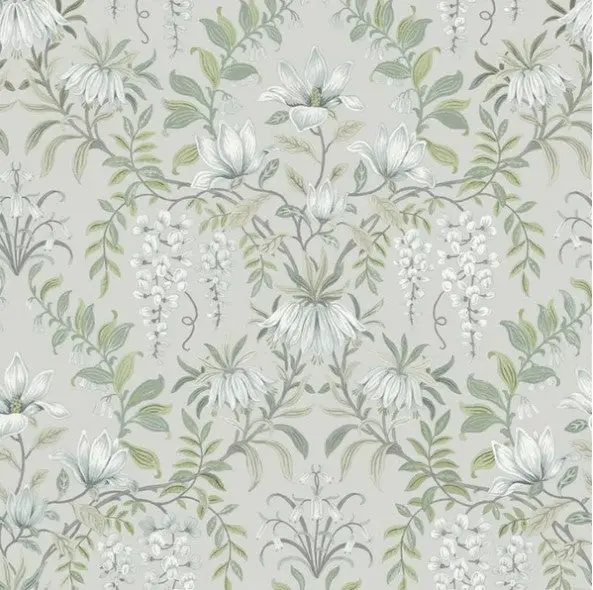 Laura Ashley Parterre Sage Wallpaper Sample 1