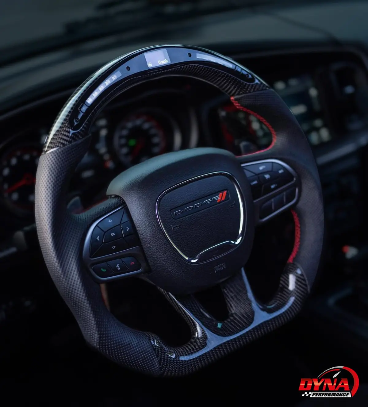 Dodge Charger 2015-2024 Steering Wheel (Also Fits: Hellcat) 1