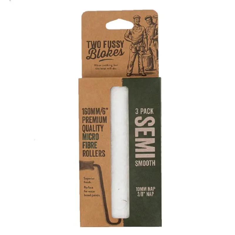 Two Fussy Blokes 6" Roller Sleeve (3 Pack) 2