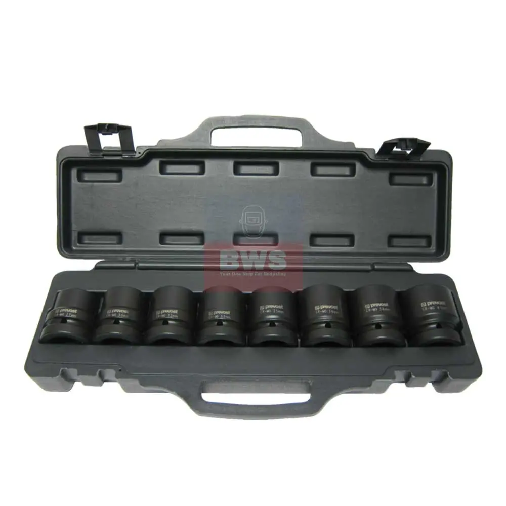 Prevost Box Of 8 Sockets For 1" Square Impact Wrenches 1