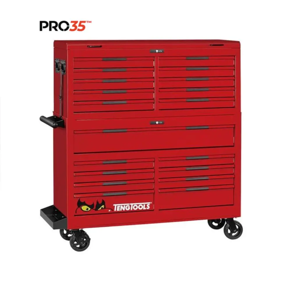 Teng Tools 53" Pro35™ Monster Stack Foam Tool Kit 1133 Pieces Red 1
