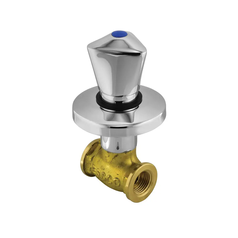 Essco Tropical  Concealed Stop Cock With Sliding Flange Brass 15Mm (Chrome) Tqt-Chr-514E 1