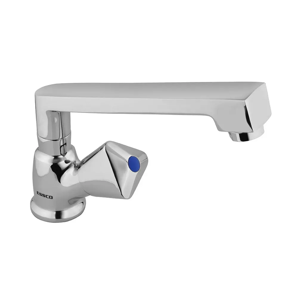 Essco Tropical Sink Cock With Swinging Pipe Spout  (Table Mounted Model) Tqt-Chr-523S 1