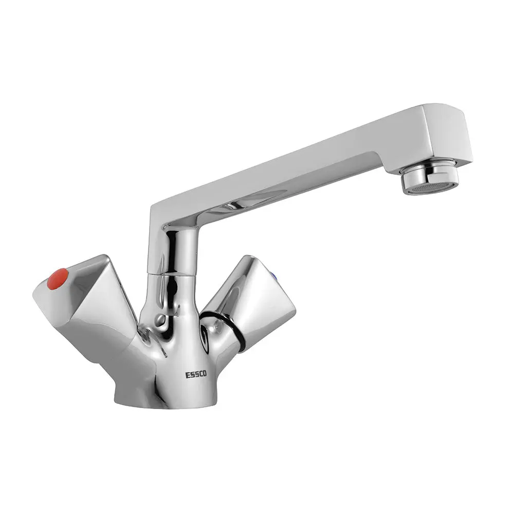 Essco Tropical Sink Mixer With Swinging Pipe Spout(Table Mounted Model) Tqt-Chr-527S 1