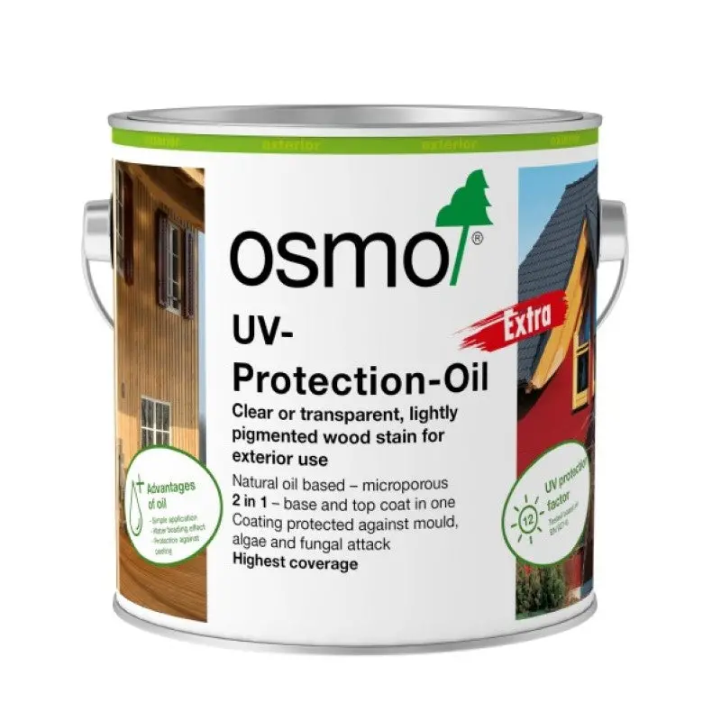 Osmo Exterior Uv Protection Oil Extra - 420 Clear (Satin) 1
