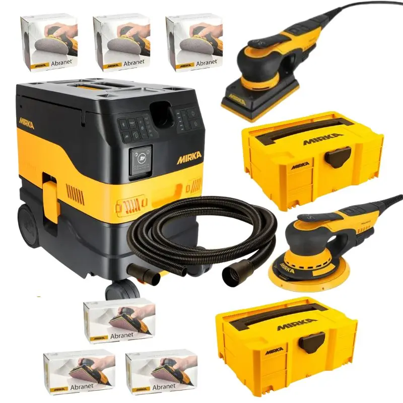 Ultimate Mirka Sander And Dexos Dust Extractor Bundle 1