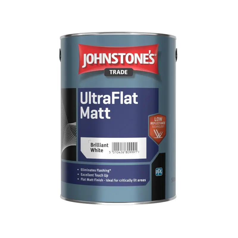 Johnstone's Ultraflat Matt - Brilliant White 1