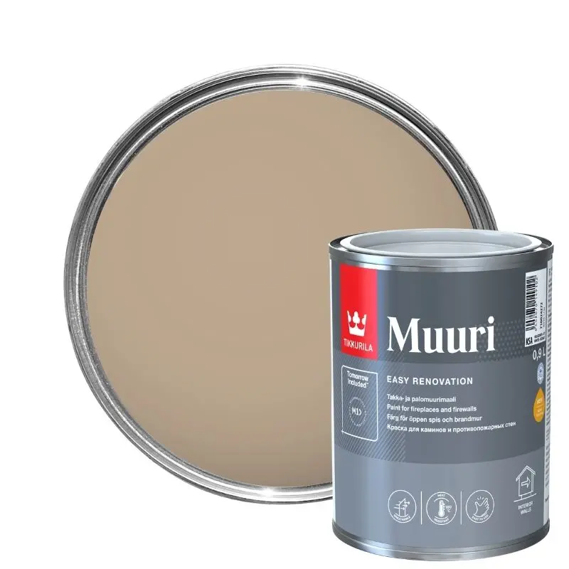 Tikkurila Muuri Heat-Resistant Fireplace & Firewall Paint - Image 25