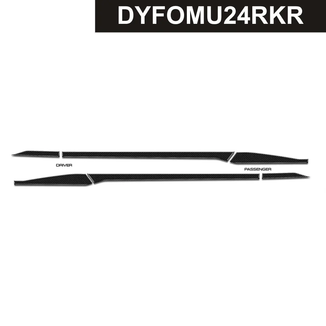 Dynacarbon™ Carbon Rocker Panels Kit For Ford Mustang 2024-2026 1