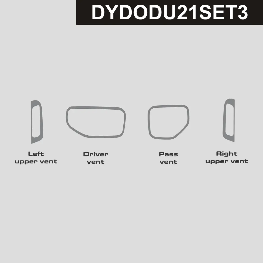 Dynacarbon™️ Carbon Fiber Vents Dodge Durango 2021-2026 1