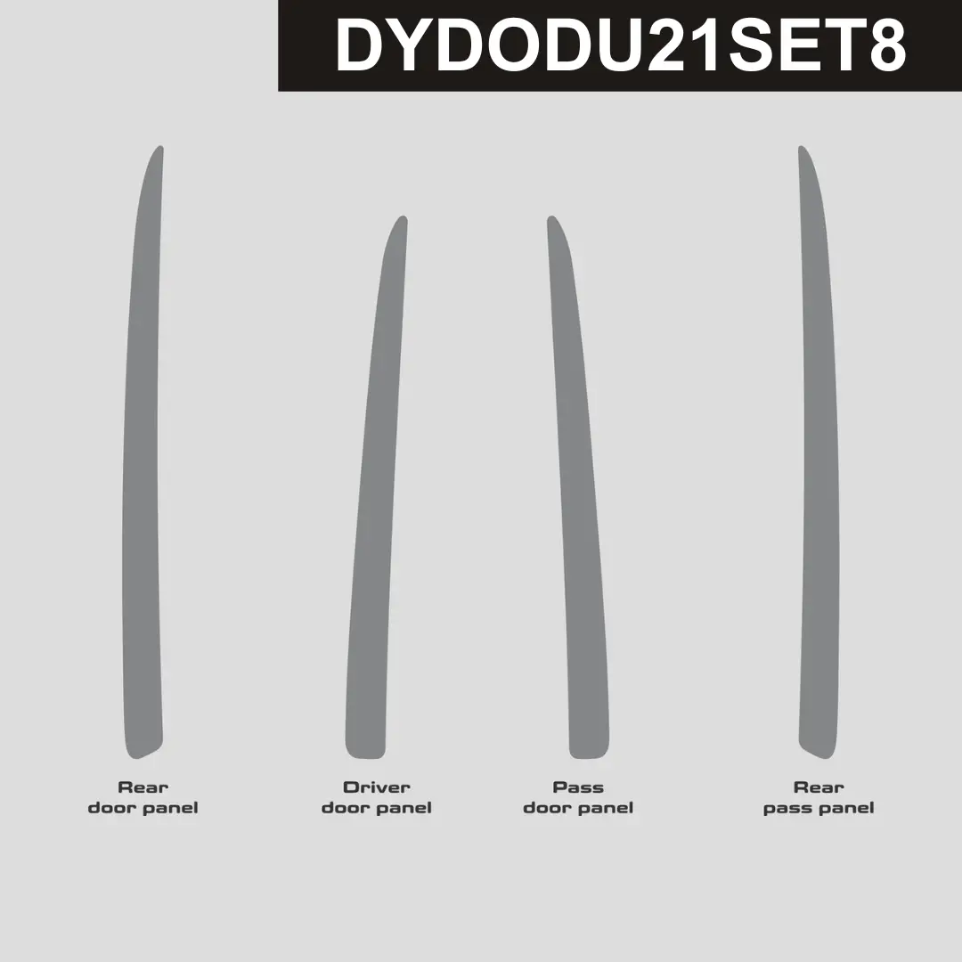 Dynacarbon™️ Fiber Door Panels Trim Dodge Durango 2021-2026 1