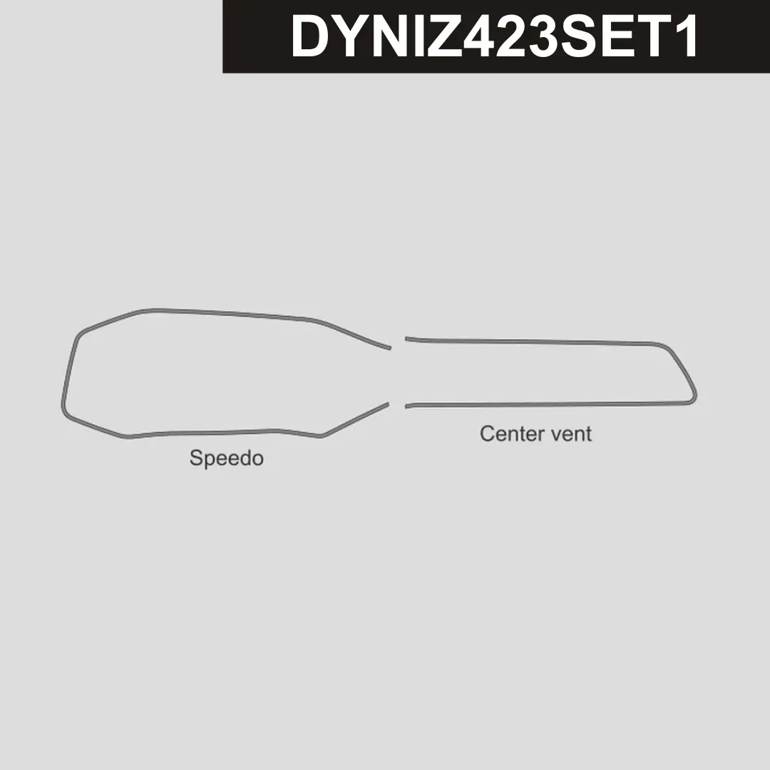 Dynacarbon™️ Carbon Fiber Speedo And Center Vent Trim Nissan Z 2023-2026 1