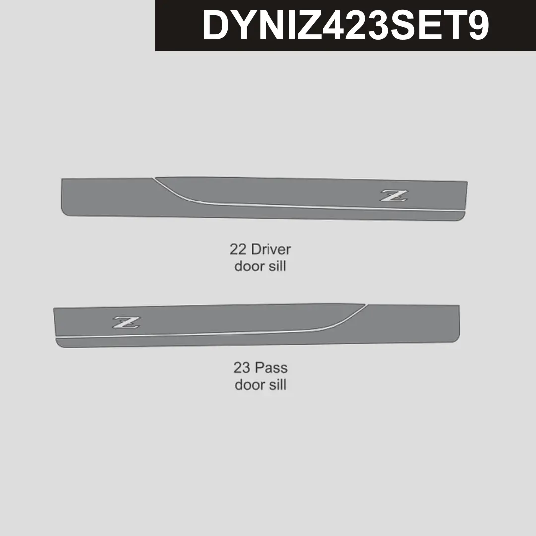 Dynacarbon™️ Carbon Fiber Door Sills Trim Nissan Z 2023-2026 1