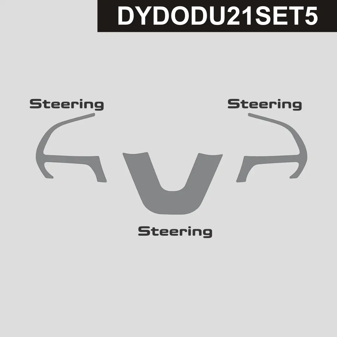 Dynacarbon™️ Carbon Fiber Steering Trim Dodge Durango 2021-2026 1