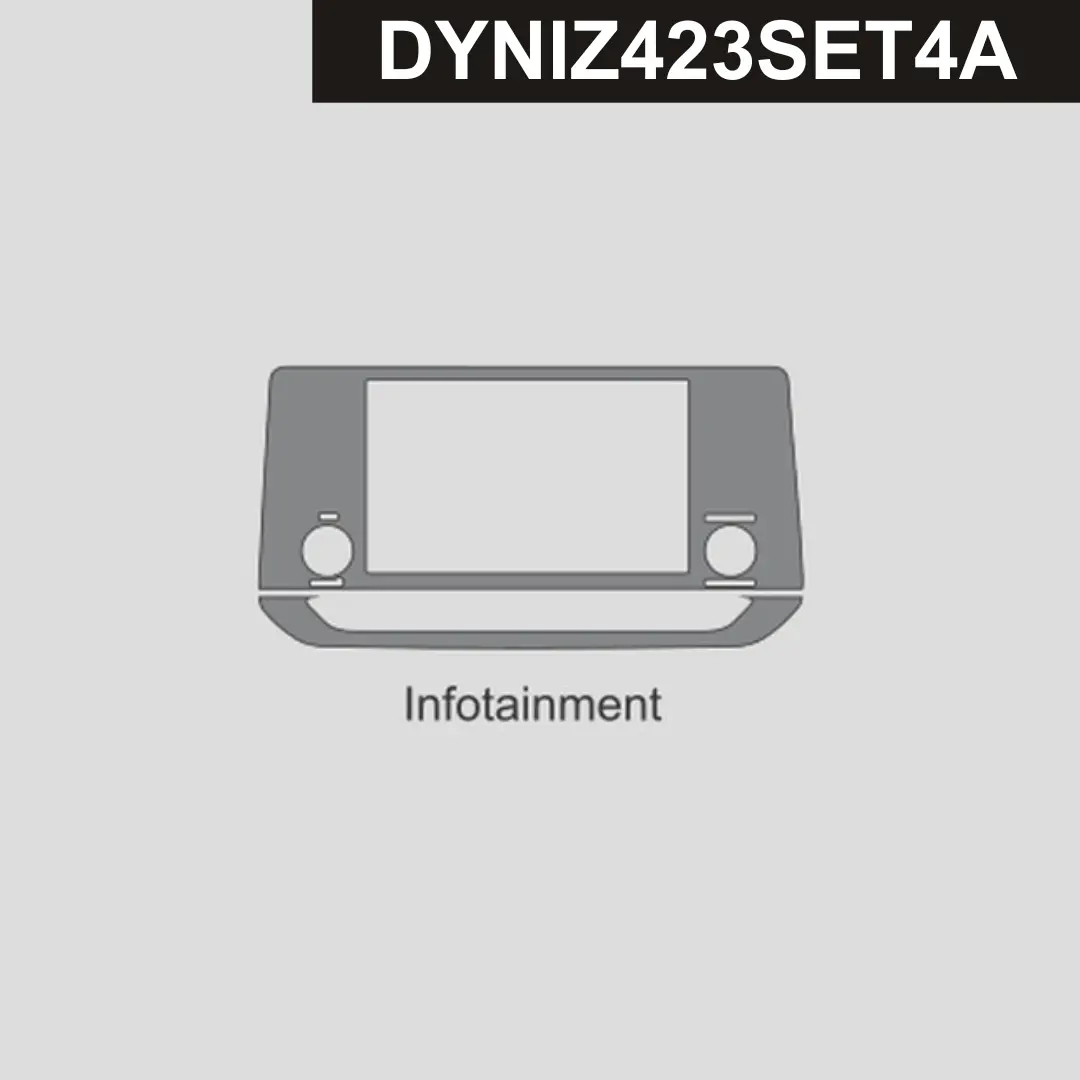 Dynacarbon™️ Carbon Fiber Infotainment Screen Trim Nissan Z 2023-2026 1